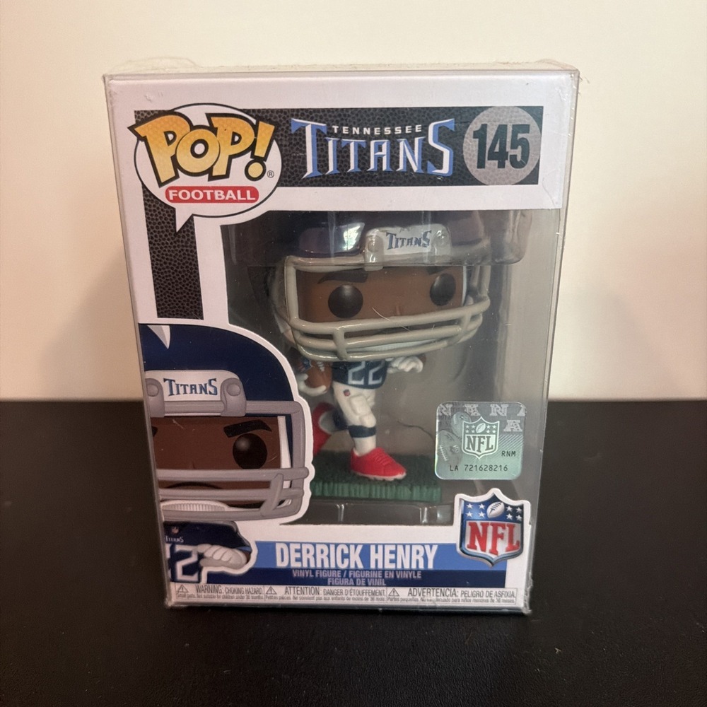 Funko Pop! Vinyl: Derrick Henry #145 W/protective Plastic Cover